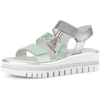Gabor Keilsandalette Damen Silber/Mint 42