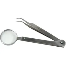 Groß GmbH - medizinisch-technische Handelsvertretung Zeckenpinzette verstellbar Lupe 11,5cm