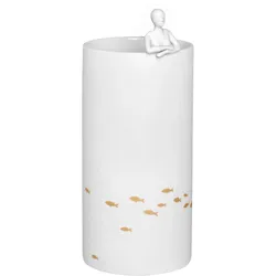 Vase BADETEICH - weiß