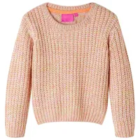 VidaXL Kinderpullover Gestrickt Zartrosa 128