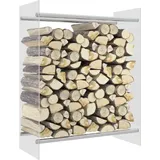 vidaXL Brennholzregal 80 x 35 x 100 cm transparent