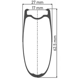 DT Swiss Laufrad ARC 1100 Dicut 62 mm