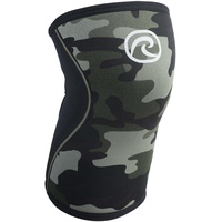 Rehband Rx Kniebandage - 1 Stück 5mm-Bandage zur Unterstützung der Knie - Stabilisiert Gelenk & Muskulatur - Ideal für Sport, Kraftsport, Training, Farbe:Camo, Größe:XL