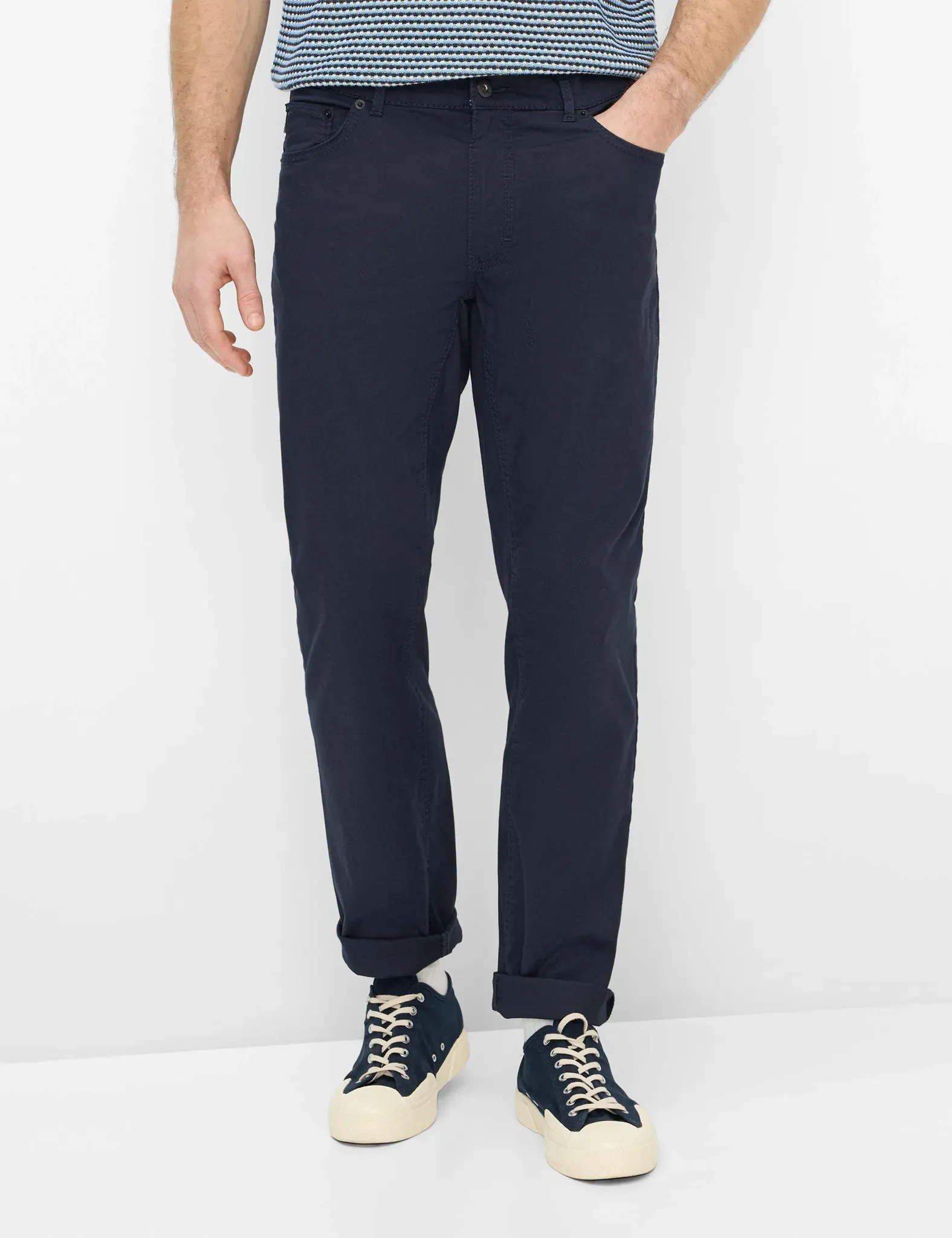 Brax Herren Five-Pocket-Hose Style COOPER NAVY, dunkelblau, Gr. 34/38