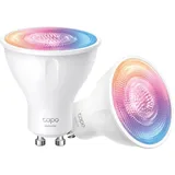 TP-Link Tapo L630 GU10 (2 Stück) Intelligente LED lampe, RGB