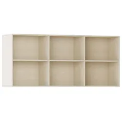 Bücherregal INTEGRO mit Regalen, hoch, Birke