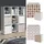Vicco Raumteiler Nove 104 x 29 x 108 cm Weiß
