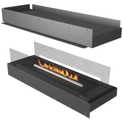 Planika Prime Fire in Casing [Ethanolbrenner mit Gehäuse]: 990+ mm - Insel