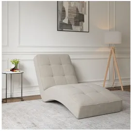 moeblo Chaiselongue Livano 73 x 79 x 170 cm Beige