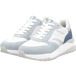 Rieker Sneaker (Rauleder) W2500 weiss/blau Damen