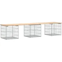 deluke Gabionenbank BIKS 203 × 44 × 42 cm