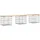 deluke Gabionenbank BIKS 203 × 44 × 42 cm