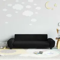 Kindersofa Schwarz 100x54x33 Cm Samt - Vidaxl