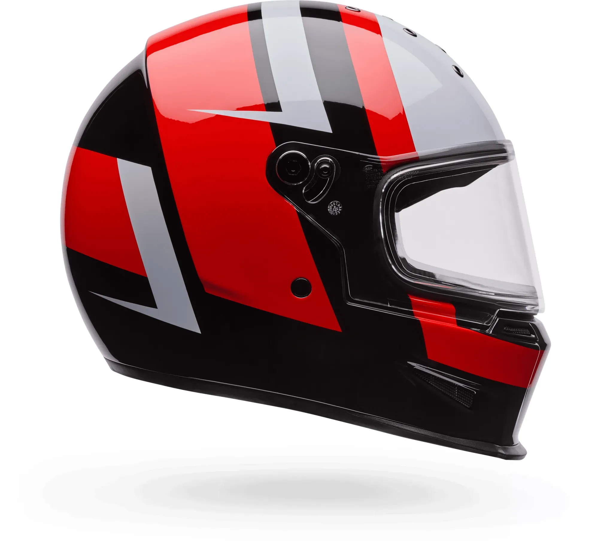 Bell Eliminator Sidetrack Gloss Rot/Schwarz Integralhelm - XS