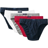 Tom Tailor Slips blau navy/red/grey/white M 5er Pack