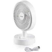 Domo Mini Tischventilator mit Akku, tragbarer usb Camping Ventilator