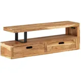 vidaXL TV-Ständer 118-200 x 30 x 40 cm Massivholz Akazie