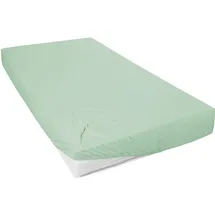 Primera Spannbettlaken Mako-Jersey 120 x 200 cm grün
