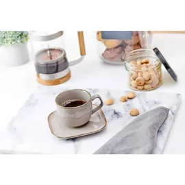 Ritzenhoff & Breker Espressotasse mit Untertasse 0,08 l Beige 6 St.