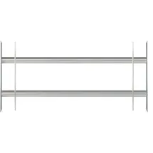 GAH Alberts Alberts Fenstergitter Secorino Basic | Ausziehbar für Fenster außen | Einbruchschutz Gitter | galvanisch blau verzinkt | 300 x 700-1050 mm