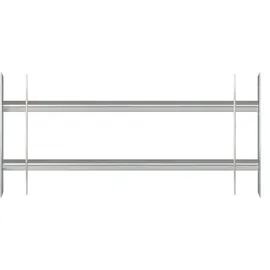 GAH Alberts Alberts Fenstergitter Secorino Basic | Ausziehbar für Fenster außen | Einbruchschutz Gitter | galvanisch blau verzinkt | 300 x 700-1050 mm