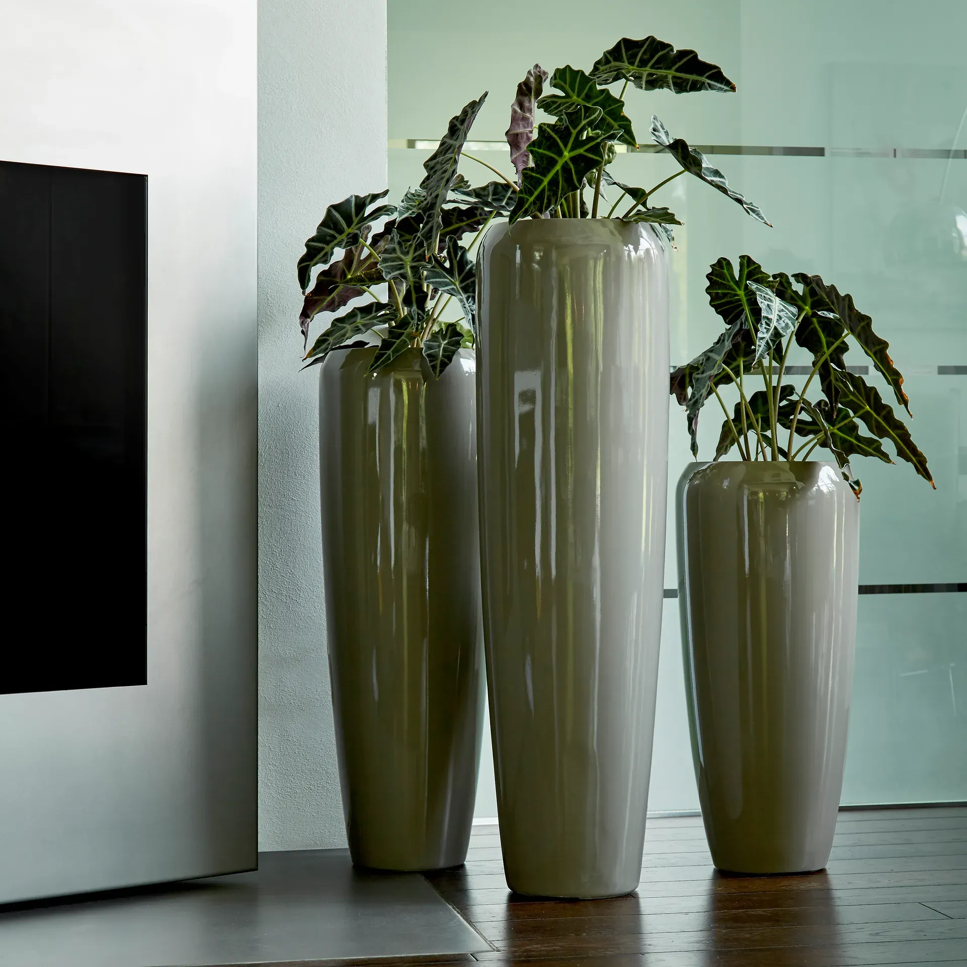 Vase Cleo - Taupe - 97 cm