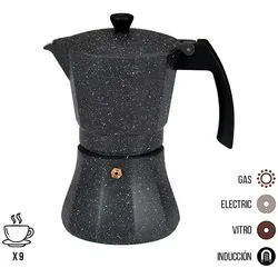 EDM Aluminium-Kaffeemaschine – 9 Tassen Induktion