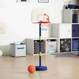 vidaXL Basketballkorb mit Ständer, Ball & Pumpe Verstellbar 90/121 cm