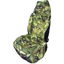 HP Autozubehör 19333 Sitzschoner Camouflage Werkstattschoner Polyester Camouflage Grün Beifahrersitz, Fahrersitz