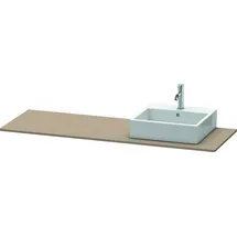 Duravit Konsole XSquare 160x55x1,6cm, m 1 Ausschn, Beck. re, lei