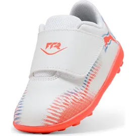 Puma Future 8 Play TT Kinder puma white/puma black/glowing red 21