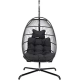 Home Deluxe Hängesessel Loma Schwarz