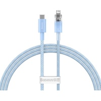 Baseus Fast Charging cable USB-C to Lightning Explorer Series 1m, 20W (blue)