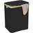 Wenko Wäschekorb Ecori 41 x 50 cm Polyester Schwarz