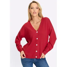 Heine Strickjacke in Erdbeere 40