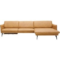 Himolla Ecksofa, Gelb, Leder, Echtleder, Rindleder, Uni, Ottomane rechts, L-Form, 330x174 cm, Blauer Engel, Goldenes M, Made in Germany, Emas, Typenauswahl, Lederauswahl, Stoffauswahl, seitenverkehrt erhältlich, Hocker Rücken echt, Wohnzimmer, Sofas & Couches, Wohnlandschaften, Ecksofas