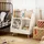 SoBuy Kinderregal KMB100 61 x 71 x 35 cm Kiefer massiv weiß