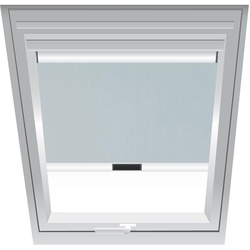 Roto Verdunklungsrollo Hellgrau 1-V05, 94x118 cm (9/11), 315,Aluminiumschiene,Elektro,Roto