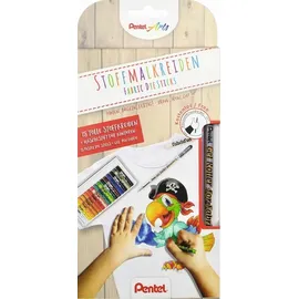 Pentel Stoffmalkreide 15 St. farbsortiert