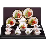 Reutter Porzellan 001.334/6 - Kaffeeset "Weihnachten", Miniatur