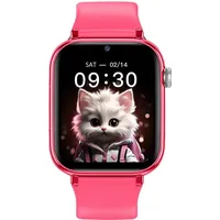Maxcom Kiddo 4G BT 27 mm Kunststoffgehäuse pink Silikonarmband pink One Size