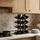 Relaxdays Weinregal 41 x 30 x 14,5 cm Schwarz