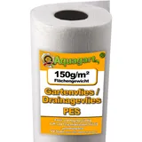 Aquagart 50m2 Gartenvlies Unkrautvlies Drainagevlies 150g 1m Breit