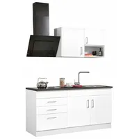 kochstation Küchenzeile KS-Haiti 160 cm weiß