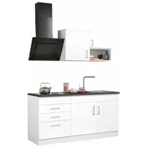 kochstation Küchenzeile KS-Haiti 160 cm weiß