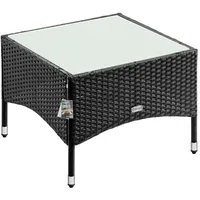 CASARIA Beistelltisch 58 x 58 x 42 cm schwarz
