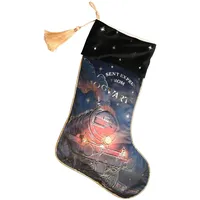 Widdop Harry Potter Hogwarts Express Alumni Weihnachtsstrumpf für Geschenke, 55 cm, Weihnachtsgeschenke, zum Aufhängen, Kindergeschenk, Blau