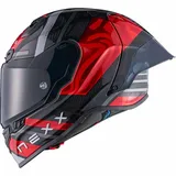 NEXX X.r3r Swirl Integralhelm - Red - M