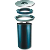 Wesco WESCO® Dassa 2, freistehender Behälter, Edelstahl mit Kunststoffeinsatz,