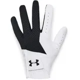 Under Armour Mens Full Finger Gloves Ua Medal Golf Glove, Black, 1349705-001, RLG